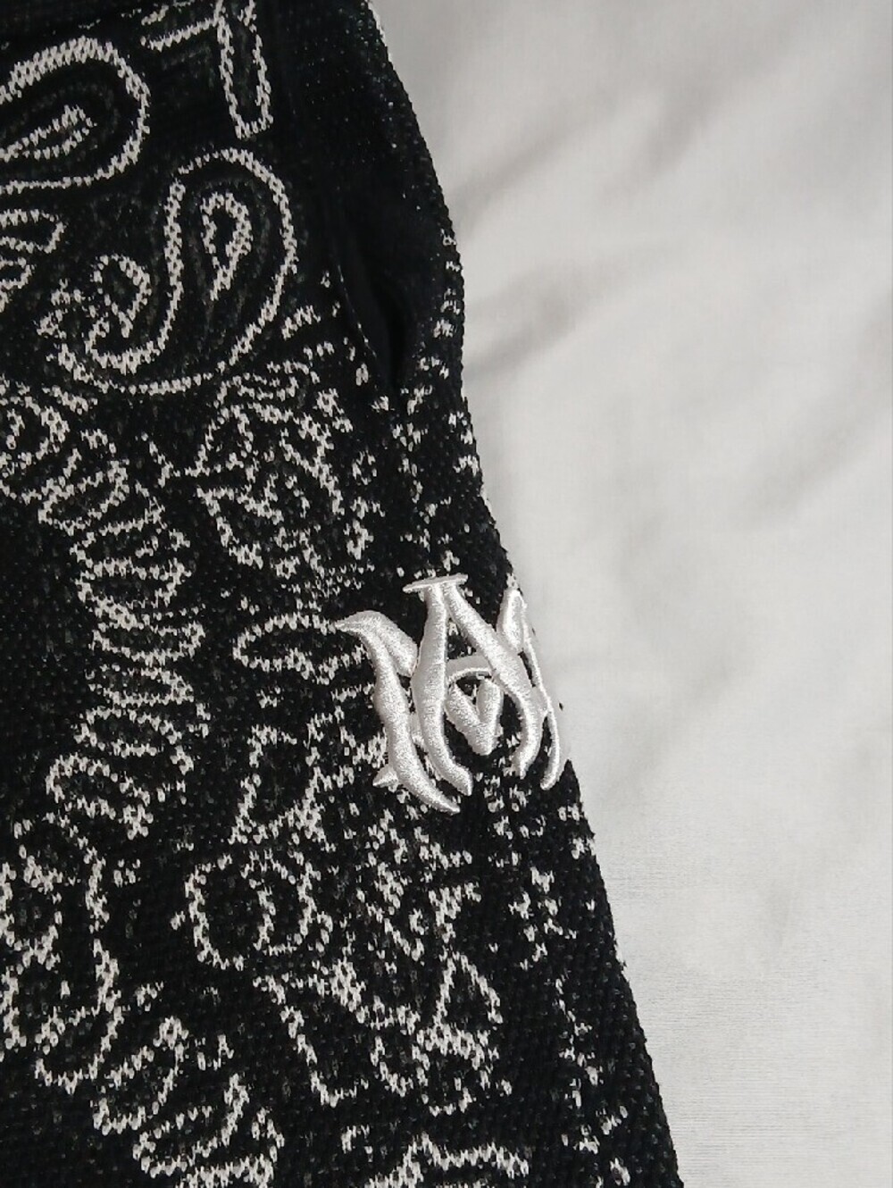 AMIRI Black Bandana-Print Jogger Pants - Picture 2 of 5